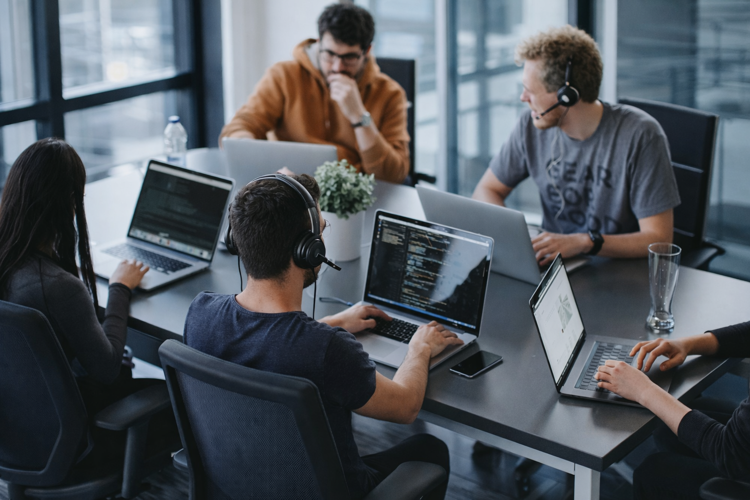 Working hard and with passion as a team